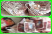 کشف و معدوم سازی ۷۵ کیلوگرم گوشت قرمز و مرغ تاریخ مصرف گذشته در شهرستان اسلام آباد غرب 