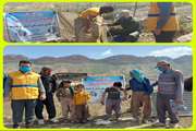 در راستای خدمت رسانی به مناطق محروم و کم برخوردار شهرستان  گیلانغرب 