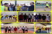 برگزاری مسابقه ورزشی فوتسال در اداره کل دامپزشکی استان به مناسبت هفته دامپزشکی
