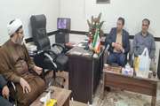 دیدار سرپرست اداره کل دامپزشکی استان کرمانشاه با امام جمعه و فرماندار شهرستان اسلام آباد غرب 