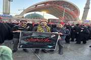 حضور کارکنان اداره‌کل دامپزشکی استان کرمانشاه در آیین بدرقه و تشییع رهبر شهید انقلاب در تهران