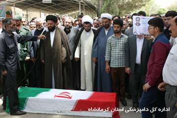 تشییع پیکر مطهر شهید دکتر حجت ا... نیک عزم
