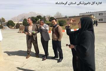 برگزاری مسابقات ورزشی در اداره کل دامپزشکی کرمانشاه به مناسبت دهه فجر
