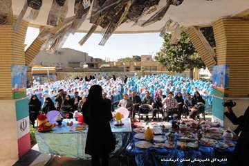 مراسم هفته دامپزشكي و روز جهاني تخم مرغ در مدارس استان كرمانشاه