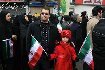 حضور کارکنان دامپزشکی در راهپیمایی 22 بهمن 