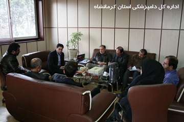 نشست مدیر کل و معاون سلامت اداره کل دامپزشکی استان کرمانشاه با آبزی پروران
