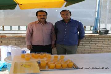 ایستگاه صلواتی به مناسبت هفته دفاع مقدس در اداره کل دامپزشکی استان کرمانشاه 