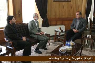 دیدار دکتر خلج با استاندار کرمانشاه