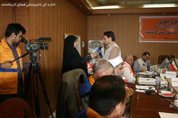 رزمایش دور میزی بیماری لمپی اسکین اداره کل دامپزشکی استان کرمانشاه