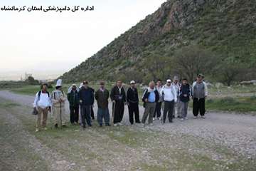 کوهپیمایی کارکنان دامپزشکی کرمانشاه بمناسبت روز جهانی دامپزشکی و هفته سلامت