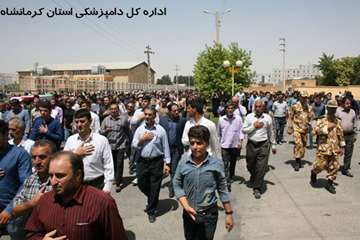 تشییع پیکر مطهر شهید دکتر حجت ا... نیک عزم