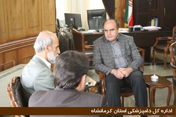 دیدار دکتر خلج با استاندار کرمانشاه