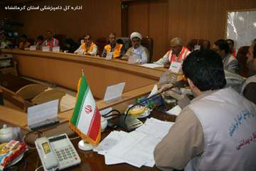 رزمایش دور میزی بیماری لمپی اسکین اداره کل دامپزشکی استان کرمانشاه