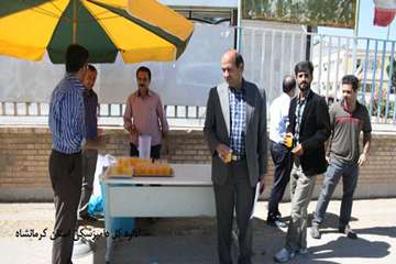 ایستگاه صلواتی به مناسبت هفته دفاع مقدس در اداره کل دامپزشکی استان کرمانشاه 