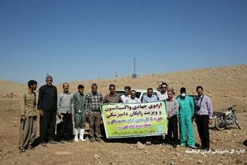 اردوی جهادی خدمات رسانی  رایگان اداره کل دامپزشکی استان کرمانشاه 