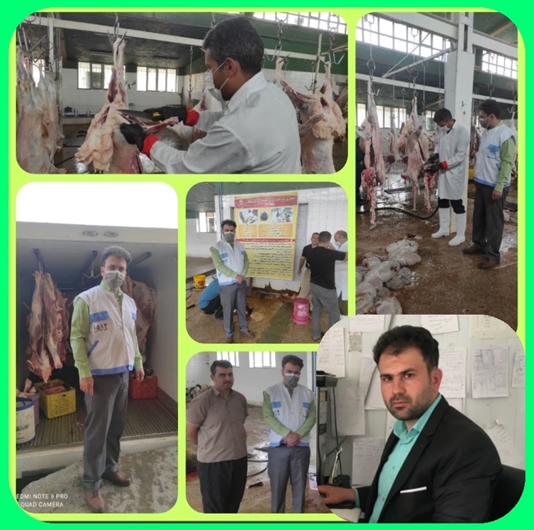 گزارش عملکرد اداره دامپزشکی شهرستان سرپل ذهاب در طرح تشدید کنترل و نظارت بهداشتی ویژه ایام عید نوروز و ماه مبارک رمضان 