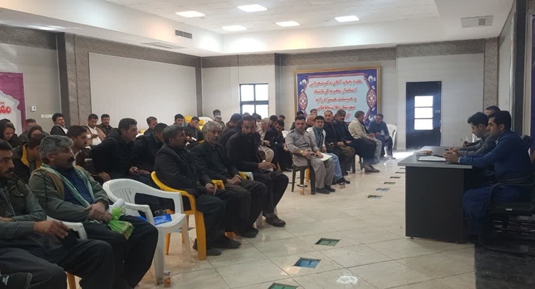 برگزاری کلاس آموزشی در شهرستان ثلاث باباجانی 
